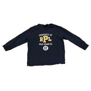 Polo Ralph Lauren‎ Crewneck Sweatshirt Sz 4T Blue RPL POLO JEANS Kids